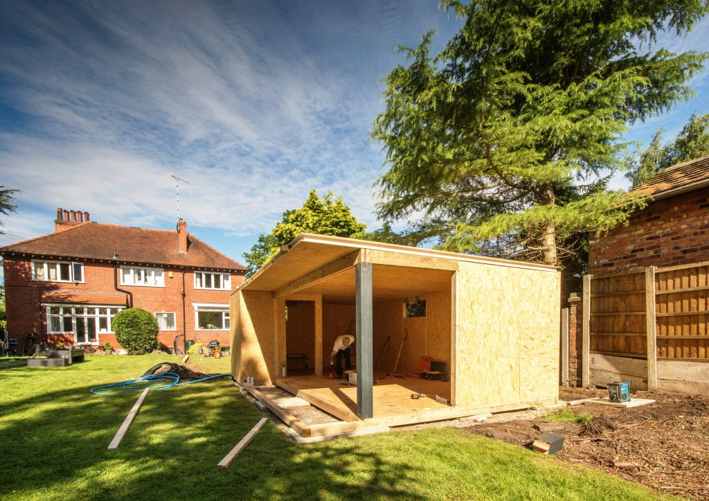 Bespoke garden room installation