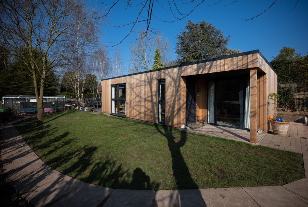 granny annexe in garden adds value to home